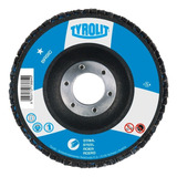 Disco De Lixa Flap 4 1 2 Pol 115mm Grão 40 Tyrolit 20 Peças