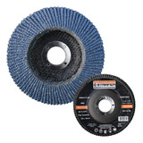 Disco De Lixa Flap 4 1 2 X 7 8 Grão 80 Starfer
