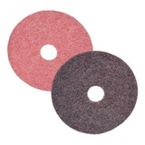 Disco De Lixa Manta Abrasiva 115mm Base Velcro Grão Vermelho