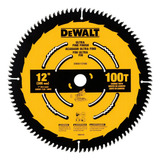 Disco De Serra Lâmina Circular 12 100d Dwa112100 Dewalt Cor Amarela