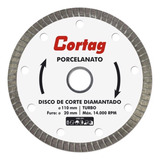 Disco Diamant cortag 4 Turbo 110mm F 20mm Porcelanato