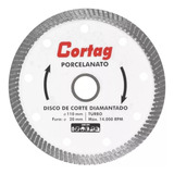 Disco Diamantado Cortag Turbo 110mm F 20mm 60863 Porcelanato