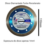 Disco Diamantado Fino Acabamento Porcelanato 22 2x110x1mm