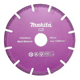 Disco Diamantado Makita Multimaterial Com Anel D 44426 Cor Rosa