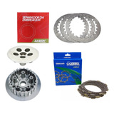 Disco Embreagem Cobreq Cubo Platô Separador Wgk Cb Xre 300