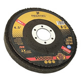 Disco Flap Pré Polimento Voodoo Para Inox Aço Alumínio