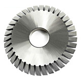 Disco Fresa Alto Rendimento Para Máquina Copiadora De Chaves 60x6mm Com 36 Dentes E Corte De Alta Precisão Marca Lorben