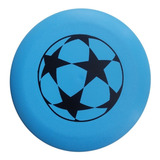 Disco Frisbee Diversão Praia Campo Azul Jogar 24 Cm