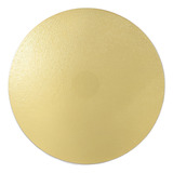 Disco Laminado P Bolos De 23 Cm 40 Unidades Cor Ouro 