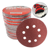Disco Lixa Com 8 Furos Mtx 5 Polegadas Kit 100 Lixas