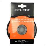 Disco Lixadeira Lixa Flap 115mm G 120 G120 Desbaste 10 Unid