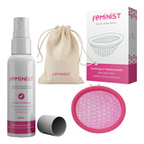 Disco Menstrual 50ml E Higienizador Para