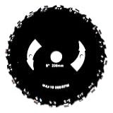 Disco Para Roçadeira Com Dentes De Corrente Motosserra Disco Corta Tudo Disco De Aço