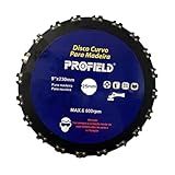 Disco Para Rocadeira Com Dentes De Corrente Motosserra Lâmina