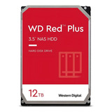 Disco Rígido Interno Western Digital Wd Red Plus Wd120efbx 12tb Vermelho