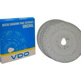 Disco Semanal Vdo 125x7d 20x20 cx Com 10 Uns Tacografo Obri