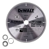 Disco Serra Circular P Aluminio 10 254mm 100 Dentes Dewalt