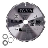 Disco Serra Circular P Aluminio 10 254mm 100 Dentes Dewalt