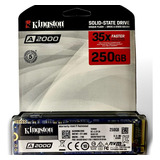 Disco Sólido Interno Kingston Sa2000m8 250gb Nvme M2 Ultra Rápido