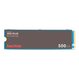 Disco Solido Interno Ssd Sandisk Plus M 2 Nvme Gen 3 0 500gb