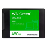 Disco Sólido Interno Western Digital Wd Green Wds480g3g0a 480gb Preto