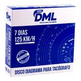Disco Tacografo Semanal 125km 7dias Dml