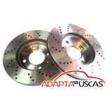 Disco Traseiro Ventilado Perfurad 256mm Fusca Triciclo 4x100