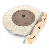 Disco Ventilado Branco Resinado 20cm Polimento Corte Brilho
