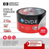 Disco Virgem Dvd r Hp De 16x Por 100 Unidades