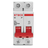 Disjuntor Bipolar 3ka 2p 16a Curva C Steck Sdd62c16