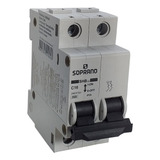 Disjuntor Bipolar Curva C Mini Din 2p 16a 3ka Soprano