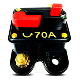 Disjuntor Chave 70amperes Svart 12v Proteção Som Automotivo