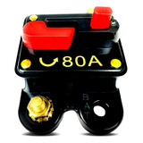 Disjuntor Chave 80amperes Svart 12v Proteção Som Automotivo