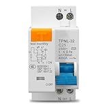 Disjuntor Diferencial Residual Dr Ddr Bipolar 36mm Proteção Contra Choque 220V -20A-