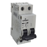 Disjuntor Simples C 2 Polos P Ligação Bifasica 63a Geral