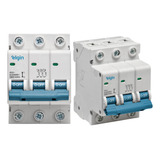 Disjuntor Tripolar 3 Polos Elgin 100a Termomagnético Curva C
