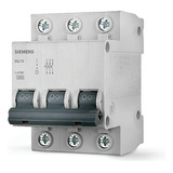 Disjuntor Tripolar 63a Curva C 220v 380v 5sj13637mb Siemens