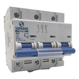 Disjuntor Tripolar Din 80a 10ka Curva C Soprano