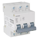 Disjuntor Tripolar Siemens Curva C 40 50 63a