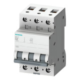 Disjuntor Tripolar Siemens Curva C 40 50a 5sl1