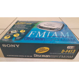 Diskman Sony Df413 Na Caixa Am fm Portátil Reliquea