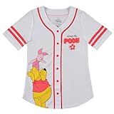 Disney Camiseta Feminina De Beisebol Pooh