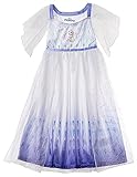 Disney Camisola De Fantasia Frozen Para Meninas Com Vestido De Princesa Elsa Branco Elsa Epilogue 3T