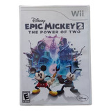 Disney Epic Mickey 2 Nintendo Wii Jogo Original Em Disco