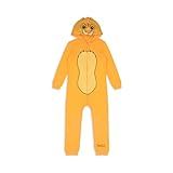 Disney Macacão Infantil Com Capuz E Orelhas Lion King Com Zíper Rei Leão 4T