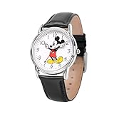 Disney Relógio Com Pulseira De Couro