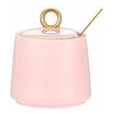 Dispensador De Açucareiro Em Ouro Rosa Recipiente De Sal C