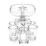 Dispensador De Conjunto De Taças De Vinho 6 Copos