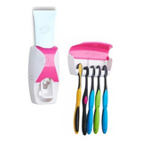 Dispensador De Creme Dental E Suporte Para Escova De Dentes