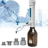 Dispensador De Garrafa 0 4 60 ML Dispositivo De Dosagem Quantitativa AjustáVel VáLvula De SegurançA Dupla PrecisãO Do Dispositivo LíQuido Com Frasco De Reagente Adaptador 5 30ML